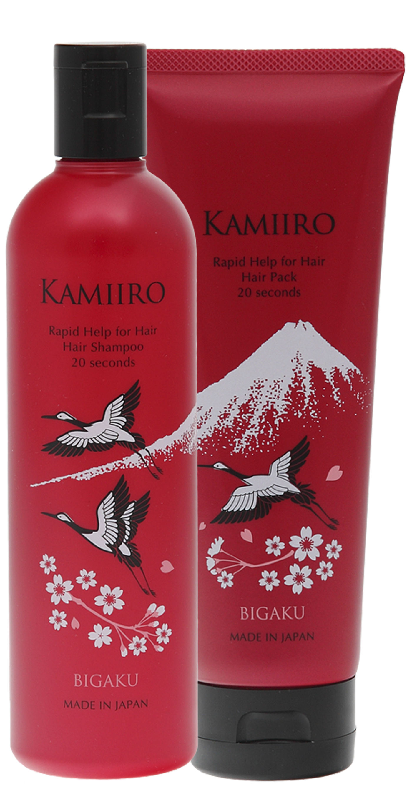 Kamiiro Rapid Help For Hair набор шампунь и маска Cкорая помощь для волос за 20 секунд, 330мл + 250г