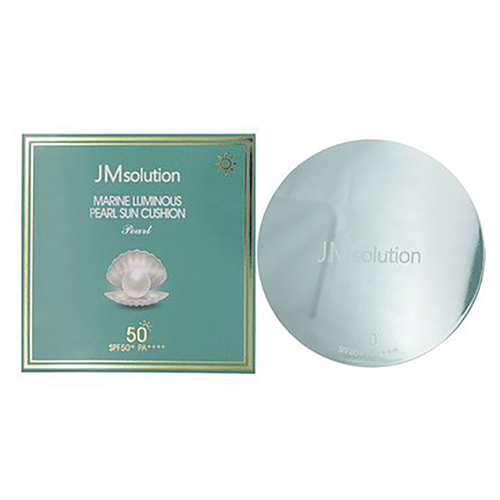 JMsolution Marine luminous pearl sun cushion SPF50+ Солнцезащитный кушон с экстрактом жемчуга, 25г